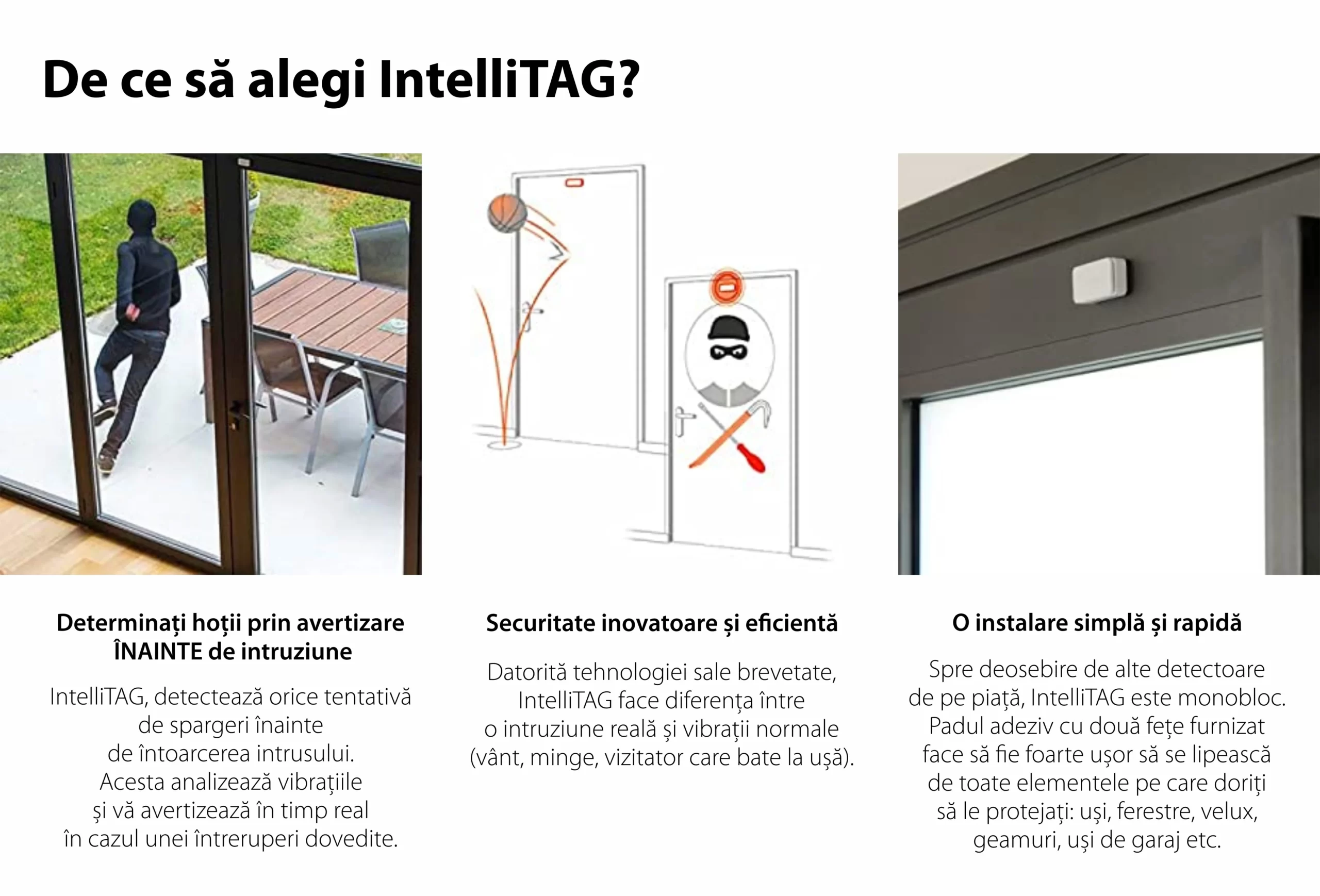 Intellitag™ senzor pentru usa si fereastra